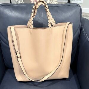 Jules Kae Elegant Tan Tote Bag